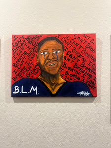 George Floyd BLM painting